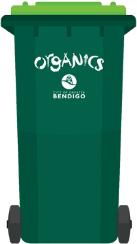 Green lid organics bin