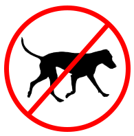 Dogs prohibited area