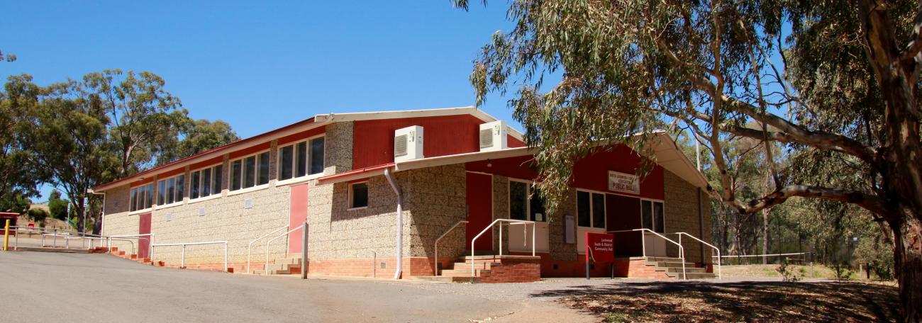 The Lockwood South Hall, on the corner of Crusoe Road and the Calder Alternate Highway.