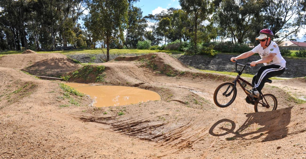 Person Doing Jumps on BMX Bike
