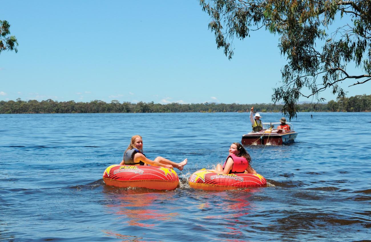 Water sports at Lake Eppalock