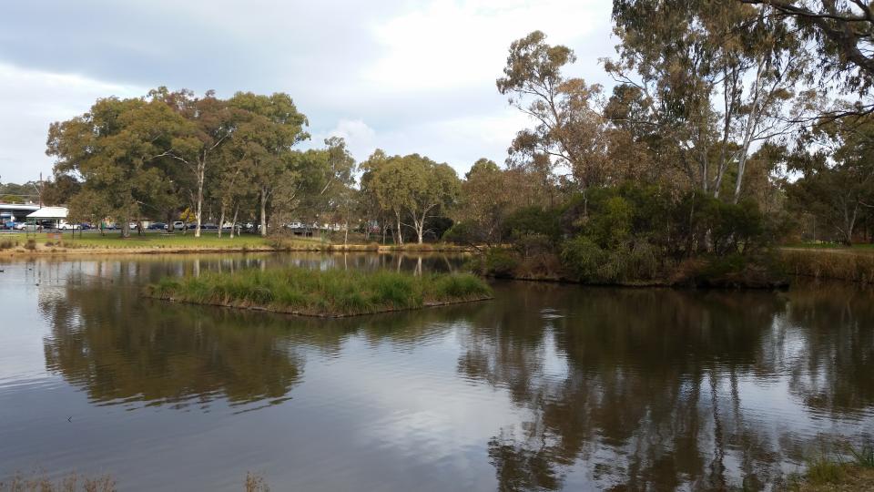 Gateway Park water body and islands