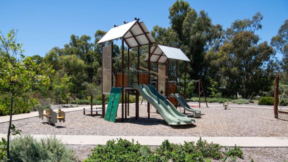 Play equipment at Charolais Court playspace