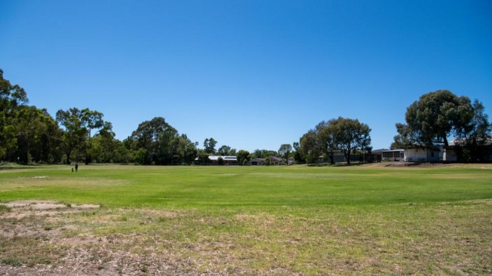 Oval at Finn Street Reserve