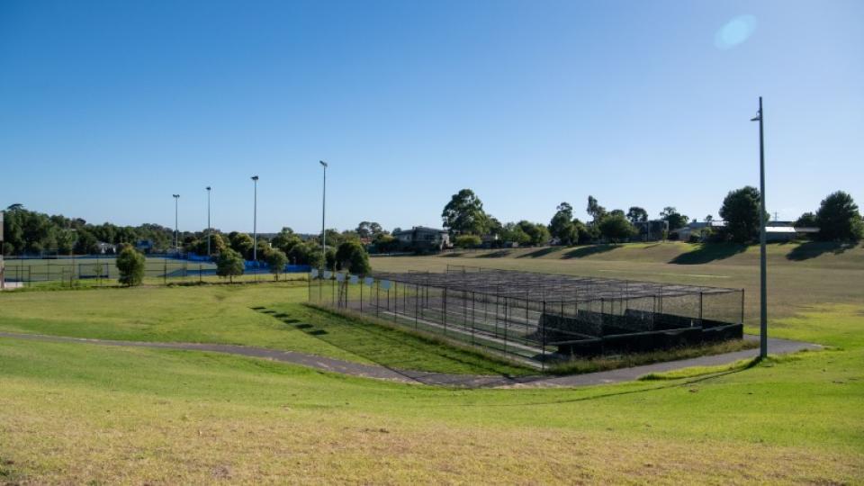 Cricket nets at Garden Gully Sports Precinct