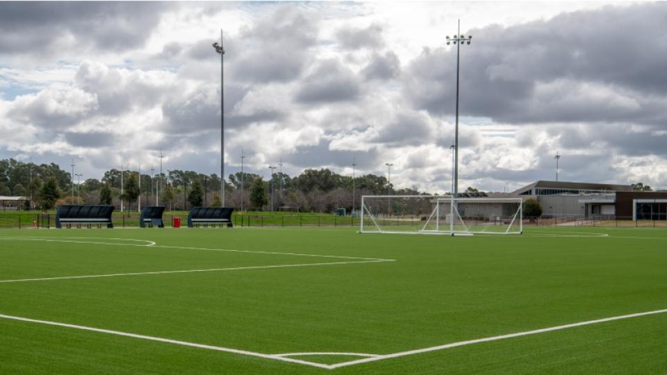 Synthetic pitch at Epsom Huntly Recreation Reserve